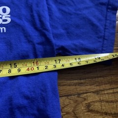 Team CBS News Blue T-Shirt Small New York 2 NYC NY TV 55 1010 Wins WLMY Channel