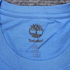 Timberland Great Outdoors Graphic T-Shirt Men’s Size L Blue Rugged & Durable NWT