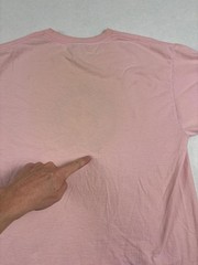 Pink Seminoles heavily distressed tee