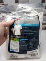 Hanes Ultimate Comfortblend T-Shirts 4 Pack Men’s Size Small White Tagless