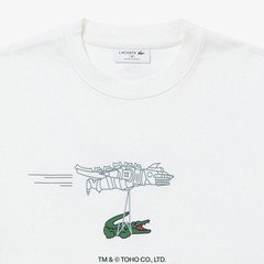 LACOSTE x GODZILLA 2.0 Mechagodzilla T-shirt White Limited JAPAN 2026 size5 L