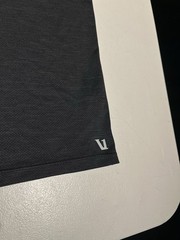 Vuori Shirt Men’s Large Zephyr Tech Tee T Gym Yoga Gray Casual V191 Polyester
