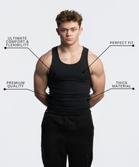 Beaters, Men’s Tank Tops, Cotton Spandex Blend Tanks Tops for Men, Comfortabl…