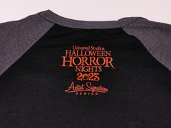UNIVERSAL Halloween Horror Knights Chucky Raglan Shirt 2023 Artist XL ~ New