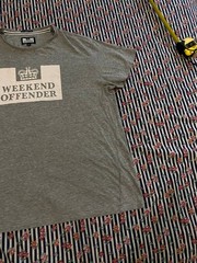 Weekend Offender Mens T Shirt Crew Neck Prison Summer Casual Cotton Short XL