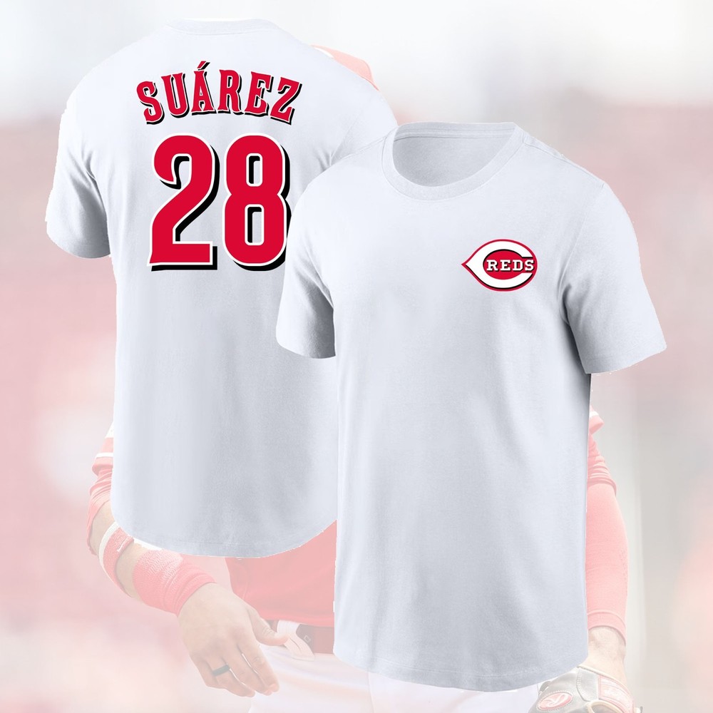 SALE HOT! Eugenio Suárez #28 Cincinnati Reds 2026 Name & Number Gift For Fans