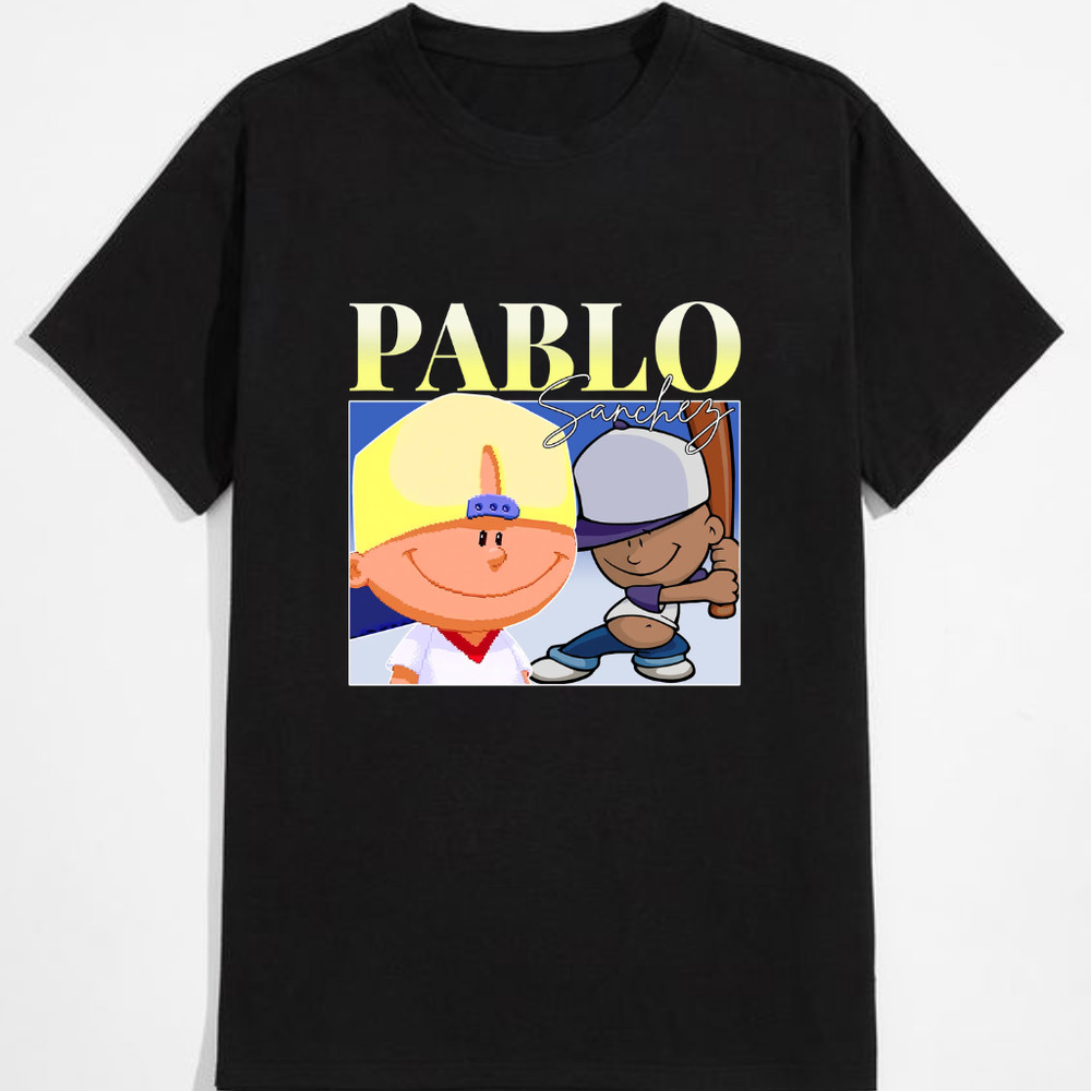 Pablo Sanchez Backyard Baseball Vintage Graphic T-Shirt Retro Gaming Unisex Tee
