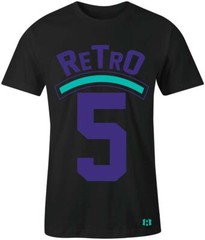 “Retro 5” Mens T-Shirt to Match “Alternate Grape” 5’s