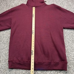 Aphex Twin Hoodie Vintage 90s Russell Athletic Made In USA Burgandy