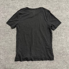 Calvin Klein Jeans T-Shirt Mens Size M Black Geometric Graphic V-Neck Cotton Tee