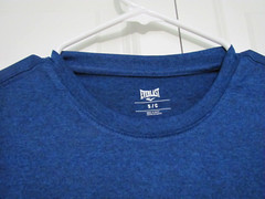 PRE-OWNED MEN’S SIZE S BLUE EVERLAST S/S PULLOVER SHIRT