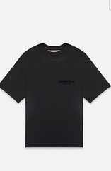 Fear of God Essentials Stretch Limo Black Short Sleeve T-Shirt Size Small (SS22)