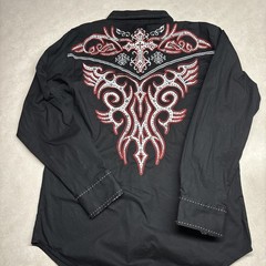 Victorious Los Angeles Embroiled Long Sleeve Shirt Size L