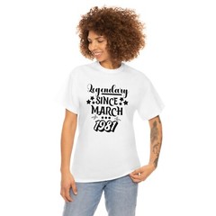 March Birthday shirt 3XL-5XL customise year born in March birthday in March