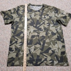 Under Armour Freedom Shirt Mens XL Green Camo Graphic Tee USA Flag 11107