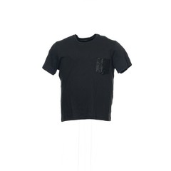 Supima Collection by Majestic Mens T-Shirt XL Black 100% Cotton Solid Crew Neck