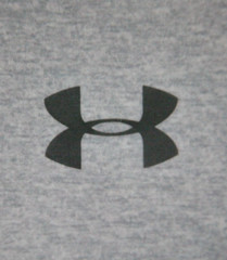 Under Armour Gray T-Shirt Top XL Long Sleeve Mans Polyester Elastane Heat 1-279