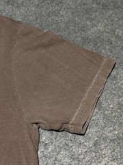 Brown Blank Comfort Colors contrast stitching Grunge Skater DIY Medium Shirt Y2K