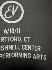 Eddie Vedder Hartford Connecticut 2011 M Sage Tour Band T-Shirt 19″ W X 26.5″ L