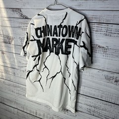 Chinatown Market x Smiley All Over Print AOP Graphic T-Shirt White Men’s Large