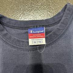 Champion Shirt Mens XL Navy Blue Sedgman Logo Short Sleeve Crewneck Tee