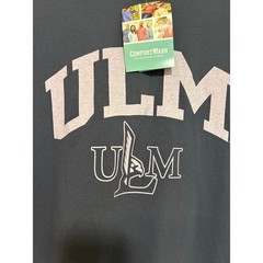 ComfortWash Hanes ULM University of Louisiana Monroe T-Shirt Gray Large GDH100
