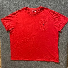 Polo Ralph Lauren T-Shirt Mens 2XB Red Pocket Short Sleeve Cotton Tee Pony Logo