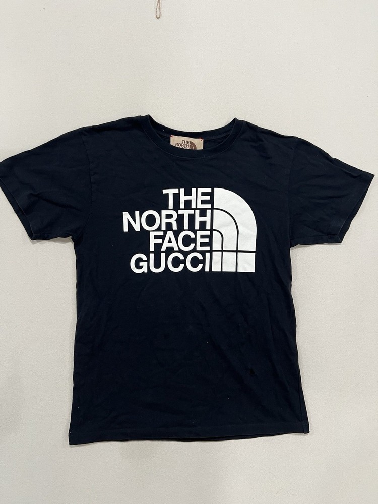 GUCCI x The North Face T-Shirt XXXS Black Unisex