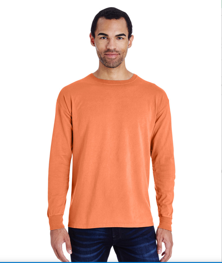 Mens ComfortWash by Hanes Long Sleeve Shirts