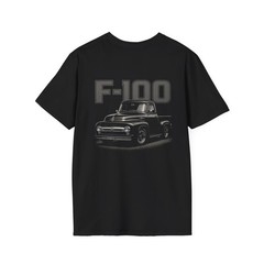 Black 1956 Ford F-100 Shirt | Classic Pickup Truck Vintage Hot Rod Tee Gift