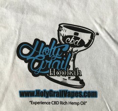 NEW Hookah Pot Smoking Holy Grail Promo T-Shirt Hemp Oil Vapes Relax High Small