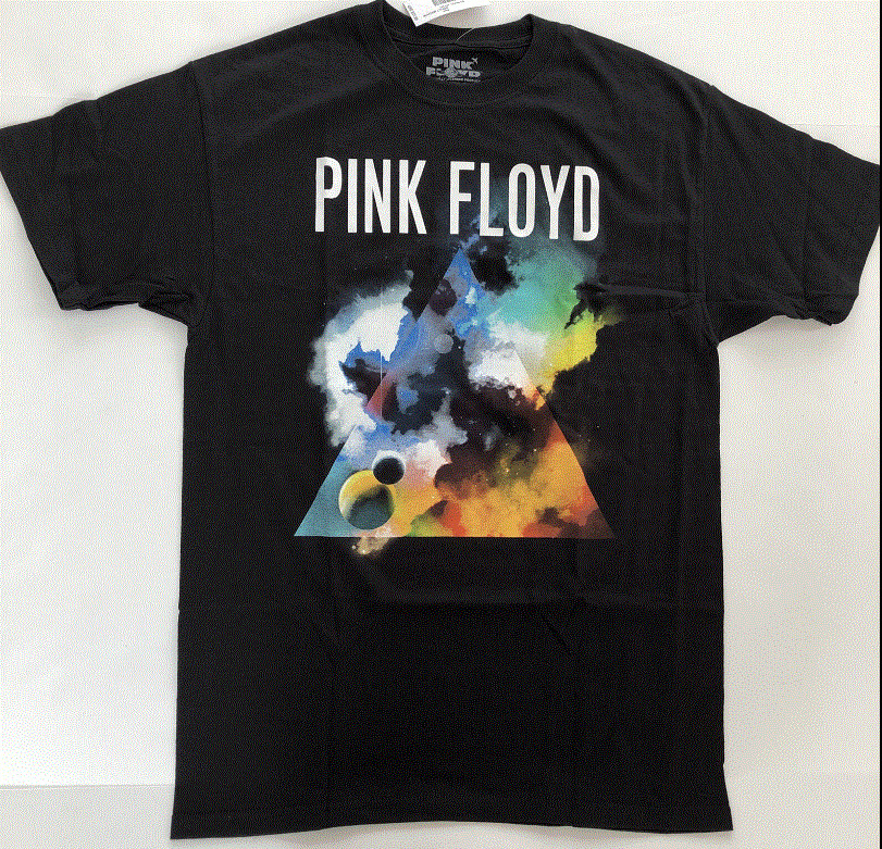 Pink Floyd T-Shirt – Dark Side of the Moon – S/S Crew Neck – Black – Size M