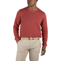Tailor Vintage Airotec Performance Stretch Waffle Long Sleeve Crew Tee