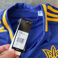 UKRAINE NATIONAL TEAM 2012 AWAY FOOTBALL SHIRT JERSEY CAMISETA ADIDAS size XL