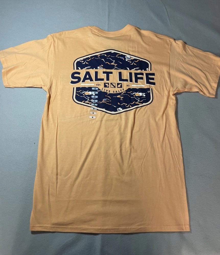 Salt Life Mens Live Salty Graphic Short Sleeve T-Shirt – M
