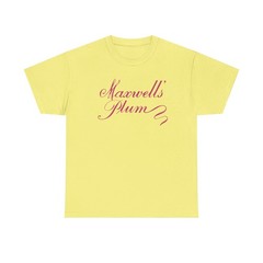 Maxwell’s Plum T-Shirt – Restaurant Industry Defunct Logo Tee