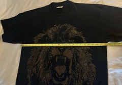 Vintage Y2K Pro Club King of Legend Big Cat Graphic Tall Super Heavy Fabric USA