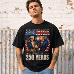 America 250th Anniversary Washington T-Shirt Patriotic USA Freedom Graphic Tee