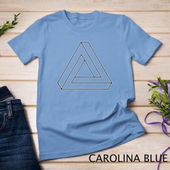 Sacred Geometry Shirt – Geometric Penrose Triangle T Shirt Unisex T-shirt