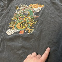 90s Mossimo Free Flight Dragon Skate Tee – Fits XL