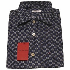 NEW KITON MULTICOLOR COTTON SHIRT US 15.75 – EU 40 MUL