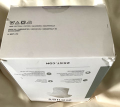 2(x)IST Crew Neck 100% Cotton Essential White T-Shirt Medium Pack of 3 NIB!