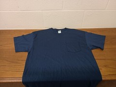 Gildan Ultra Cotton Navy Dark Blue Short Sleeve T Shirt Men’s Large New