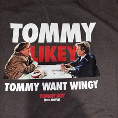 Tommy Boy The Movie Shirt Tommy Likey Tommy Want Wingy SNL Size M Farley