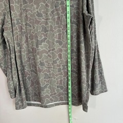 Local Boy Outfitters Shirt Mens XL Green Camo Long Sleeve Bamboo Blend Pocket