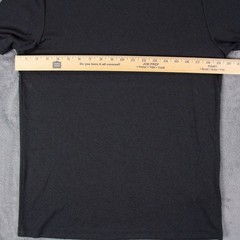 Theory Mens Essential Tee Anemone Milano Dark Grey Modal Blend T-Shirt Size M