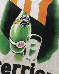 Vintage 50s Perrier Poster T-Shirt Retro French Drink Graphic Tee S-5XL