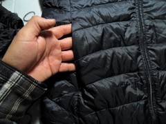 Medium Black Puffer Light Weight UNIQLO Brand Jacket