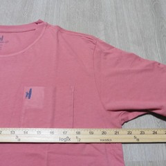 JOHNNIE O Mens M MEDIUM T SHIRT AMERICAN DREAM BANDANA PINK RED DALE 2.0 GOLF