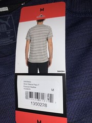 NWT Men’s PUMA Medium Navy Blue PACE Tee T-Shirt Lightweight / Reflective Logo